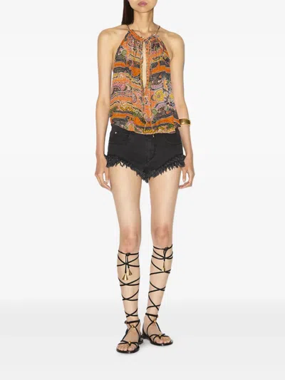 Isabel Marant Azzi Sandals In Black