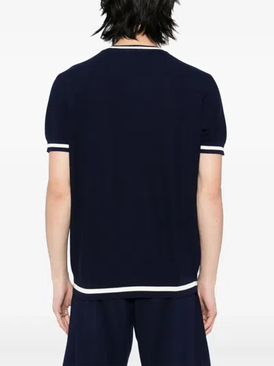 Kiton Knt Sweater In Blue