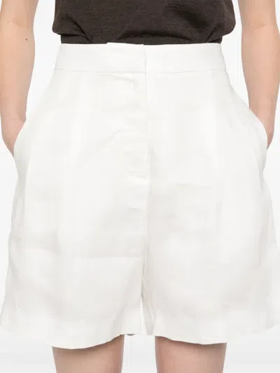 Iris Von Arnim Linen Shorts In White