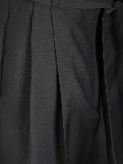 纸袋式腰边短裤