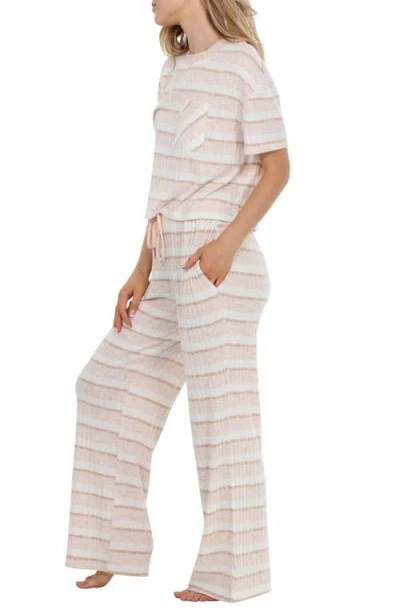 Honeydew Take It Easy Pajamas In Mellow Stripe