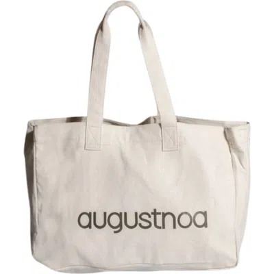 Augustnoa Errands Tote Bag In Cream