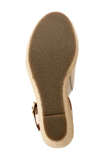 Softwalk ® Hilo Ankle Strap Espadrille Platform Wedge Sandal In Ivory