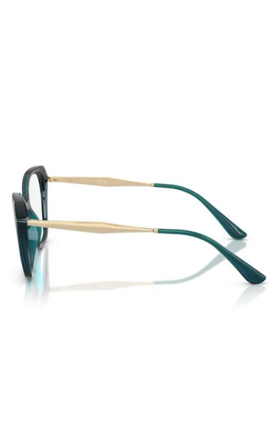 Vogue 54mm Irregular Optical Glasses In Blue
