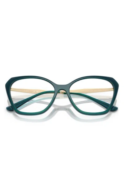 Vogue 54mm Irregular Optical Glasses In Blue