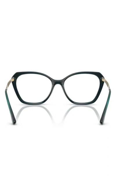 Vogue 54mm Irregular Optical Glasses In Blue