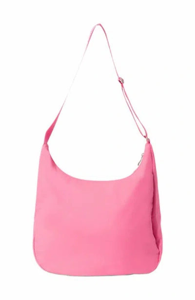 Baggallini Swift Hobo Crossbody In B-lite Bloom Pink