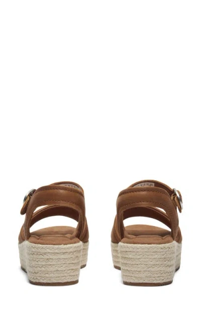 Timberland Santorini Sun Espadrille Sandal In Rust Full Grain