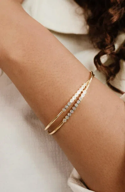 Ettika Double Take Set Of 2 Cuff Bracelets In Gold