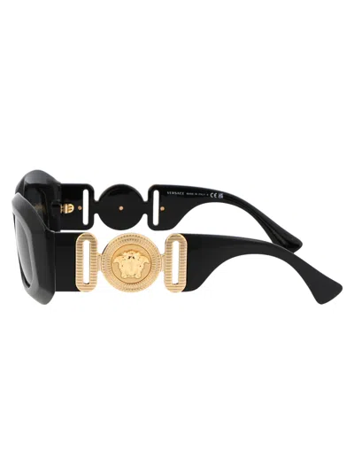 Versace 0ve4425u Sunglasses In Gb1/87 Black