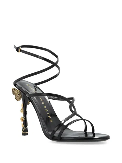 Sophia Webster 120mm Enchantress Sandals In Black