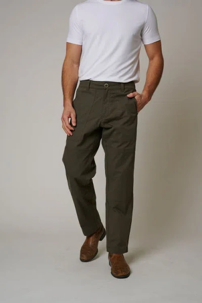 Leisure Lab Cotton Ripstop Pants In Evergaldes