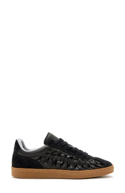 Allsaints Velma Woven Sneaker In Black