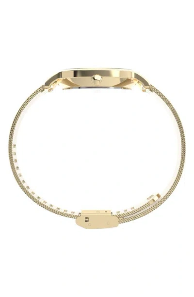 Timex Women's Quartz Analog Gold-tone Stainless Steel Watch, 34mm In Gold