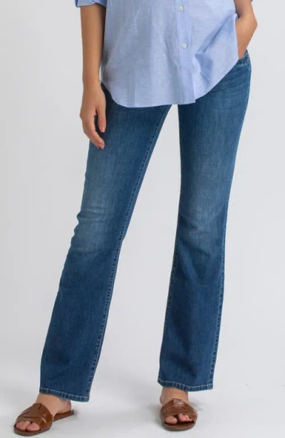 Pietro Brunelli Maternity Maternity Pietro Brunelli Slim Bootcut Jeans In Blue