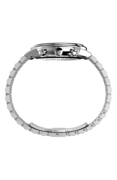 Timex Mens Green Tw2y23600 Waterbury Metropolitan Chronograph Stainless-steel Bracelet Watch In Green