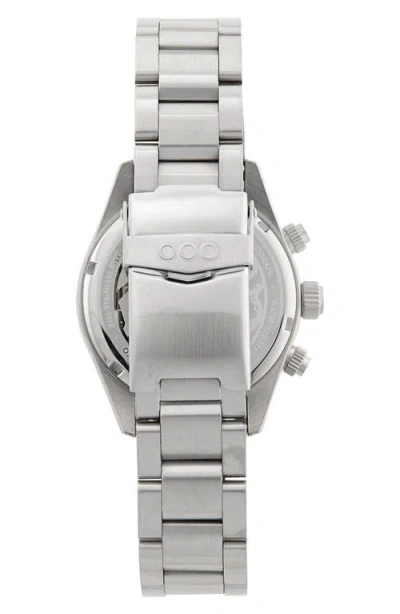 Out Of Order Sporty Chronograph Bracelet Watch, 40mm In Blue