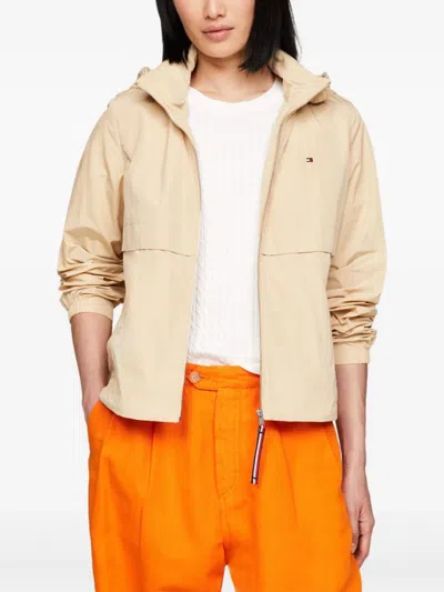 Tommy Hilfiger Zip-up Jacket In Neutrals