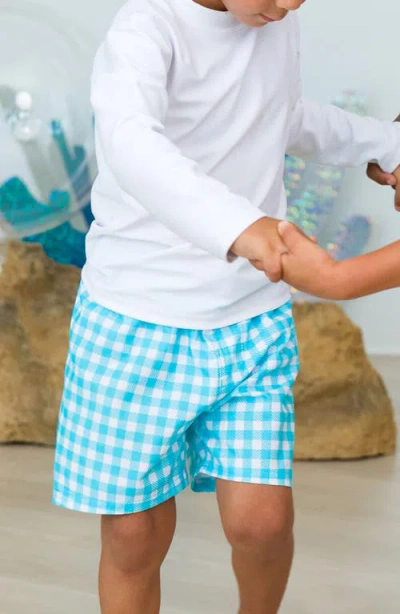 Ruggedbutts Long Sleeve Two-piece Rashguard Swimsuit In Blue