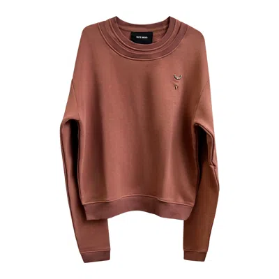 Nice Breed Men's Pink / Purple Double Collar Clay Crew In Pink/purple