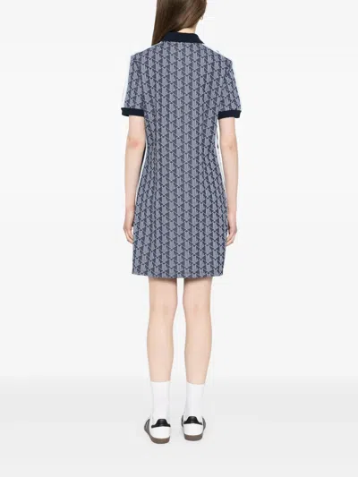 经典LOGO提花POLO领连衣裙