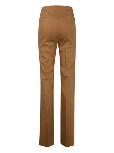 Pinko Elegant 'pollo' Trousers In Brown