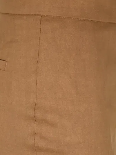 Pinko Elegant 'pollo' Trousers In Brown