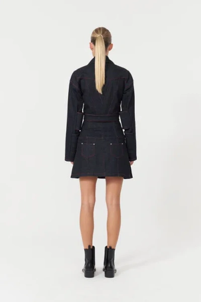 Jendue Davidson Cross Jacket In Ecru