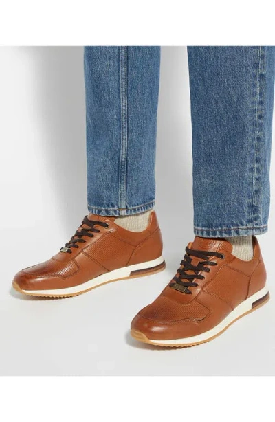 Dune London Trilogy Sneaker In Brown