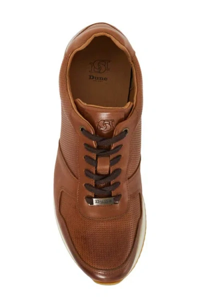 Dune London Trilogy Sneaker In Brown