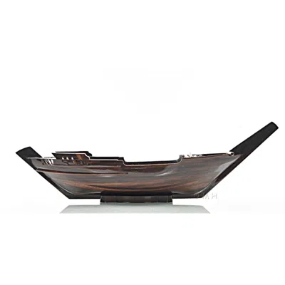 Old Modern Handicrafts Q056 Dhow Boat Sushi Tray In Multi