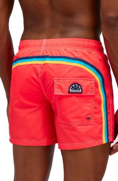 Sundek Regular Fit 14 Board Shorts In Turbo