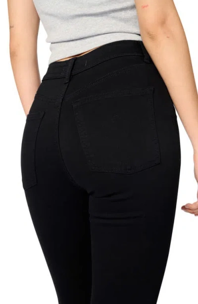 Warp & Weft Warp+weft Mxp High Waist Skinny Jeans In Raven