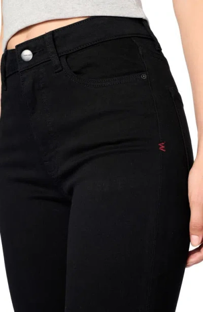 Warp & Weft Warp+weft Mxp High Waist Skinny Jeans In Raven