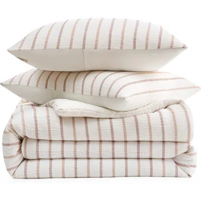 Ugg(r) Alamitos Stripe Comforter & Shams Set In White/himalayan Salt