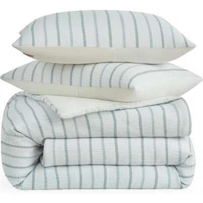Ugg(r) Alamitos Stripe Comforter & Shams Set In White/current