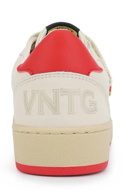 Vintage Havana Next Metallic Stripe Sneaker In Red Multi