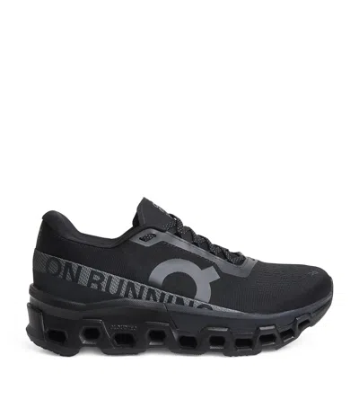 On Cloudmster 2 Rubber-trimmed Mesh Running Sneakers In Black