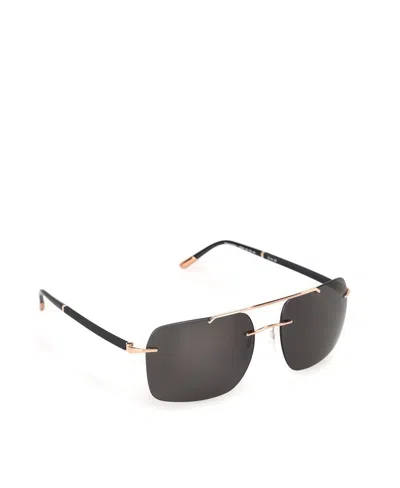 Silhouette Oversized Sunglasses In Black