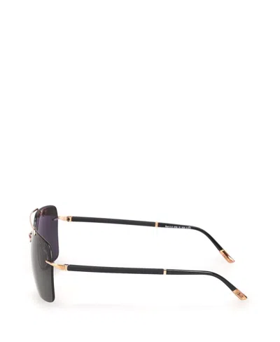 Silhouette Oversized Sunglasses In Black