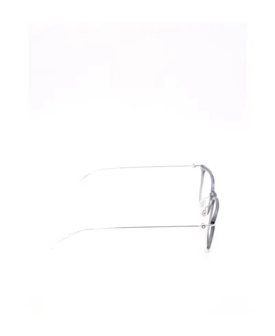 Montblanc Square Frame Glasses In White