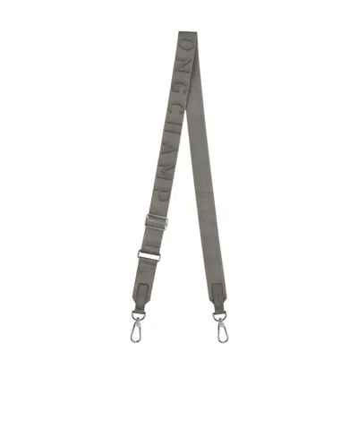 Longchamp Logo Belt In Gray