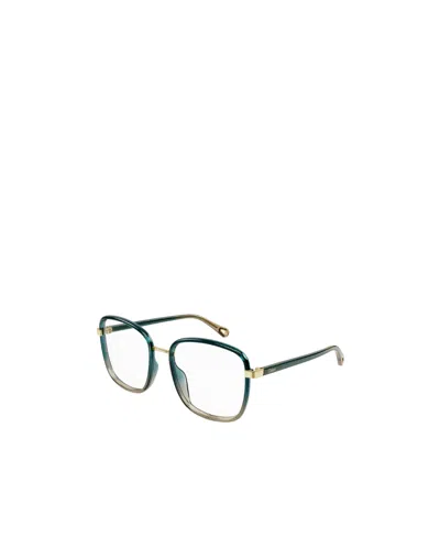 Chloé Logo Marking Flat Light Mirror In Multicolor
