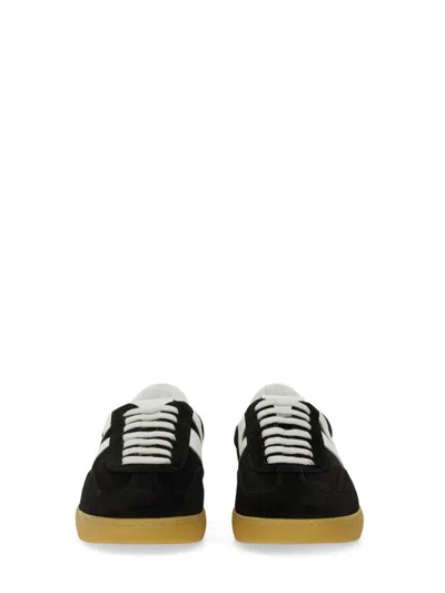 Msgm Retro Suede Sneakers For Men In Black
