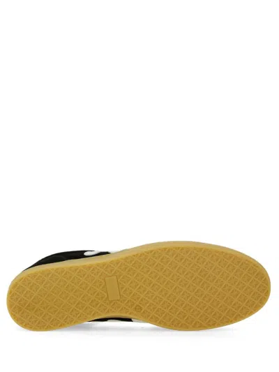 Msgm Retro Suede Sneakers For Men In Black