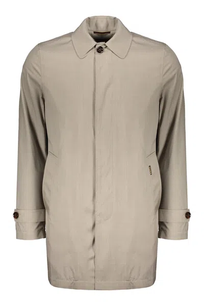 Moorer Button-up Jacket In Beige