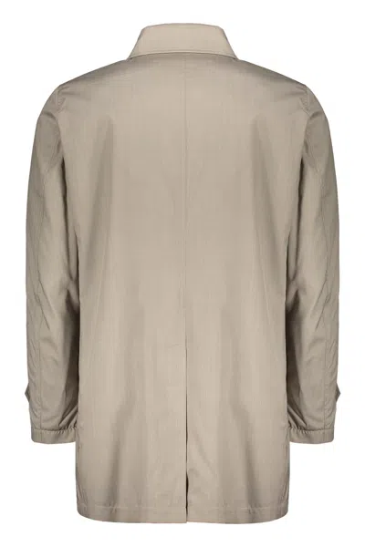 Moorer Button-up Jacket In Beige