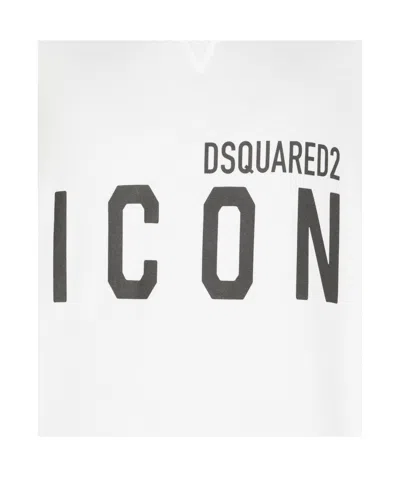 Dsquared2 Icon Hooded Drawstring Sweatshirt In Multi
