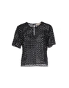 Michael Michael Kors Blouses In 黑色