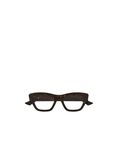 Bottega Veneta Bv1360o Linea Ribbon 007 Havana Glasses In Brown